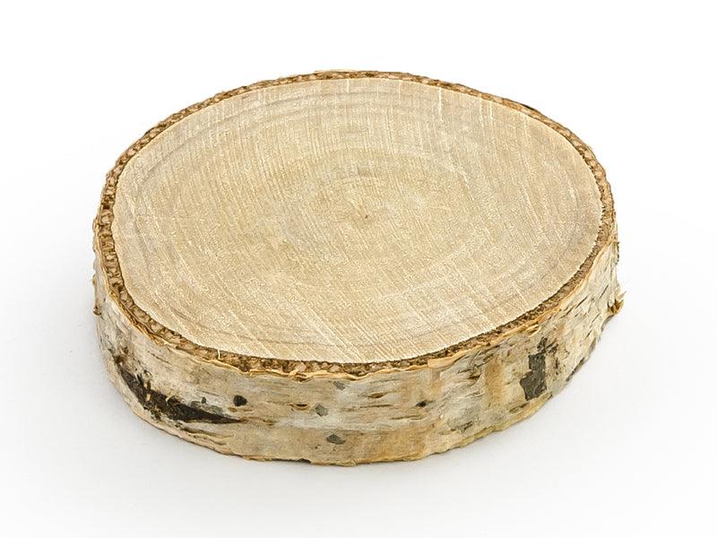 Tischkarten aus Holz, Durchmesser 4,5-6,5cm (1 VPE / 20 Stk.) - FeierGlanz